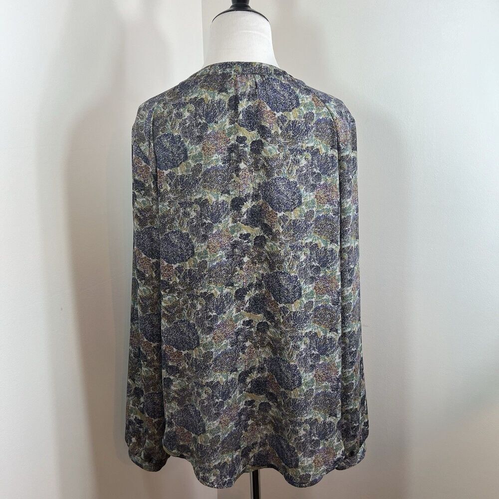 ASTR the Label Blouse Top Size M Multicolor All Day Wear High Low Lightweight - Picture 3 of 13